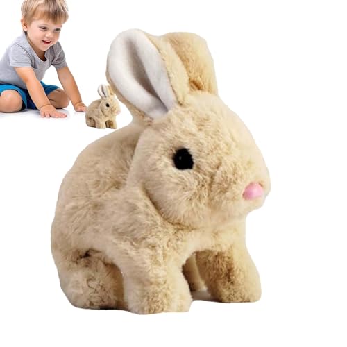 Bunby - Mein Realistisches Hasenspielzeug, Simulierte Kaninchenpuppe Electronic Toy Bunny - Springen, Zuckende Nase, Wackelige Ohren, Interaktive Plüschfiguren Für Kinder Bunby - Mein Realistisches Hasenspielzeug, Simulierte Kaninchenpuppe Electronic Toy Bunny - Springen, Zuckende Nase, Wackelige Ohren, Interaktive Plüschfiguren Für Kinder von Generisch