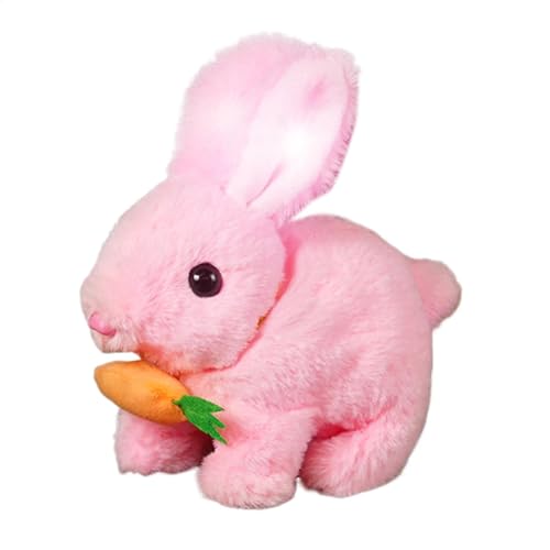 Bunby - Mein realistisches Hasenspielzeug, realistisches interaktives Hasenspielzeug mit Karotten, Haustier -Hasenspielzeug, realistischer Stofftierhasen zum Springen, Schütteln von Ohren Bunby - Mein realistisches Hasenspielzeug, realistisches interaktives Hasenspielzeug mit Karotten, Haustier -Hasenspielzeug, realistischer Stofftierhasen zum Springen, Schütteln von Ohren von Generisch