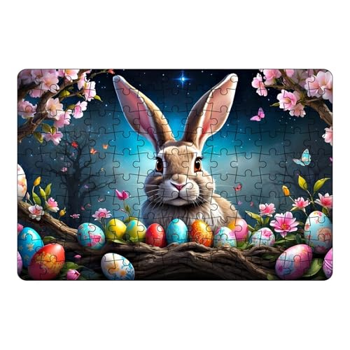 Bunny 130-teiliges OsterPuzzle Frühlings-HasenPartytüten-Geschenke, Ostereier Puzzle, Ostern-Puzzle Für Erwachsene, Dekoratives Ostern-Kunstpuzzle, Niedliche Osterhasen-Puzzles Bunny 130-teiliges OsterPuzzle Frühlings-HasenPartytüten-Geschenke, Ostereier Puzzle, Ostern-Puzzle Für Erwachsene, Dekoratives Ostern-Kunstpuzzle, Niedliche Osterhasen-Puzzles von Generisch