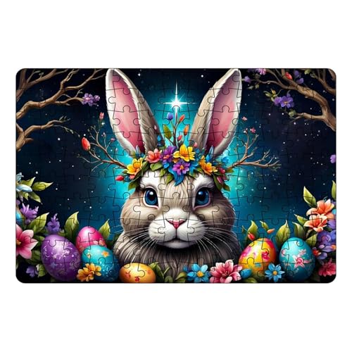 Bunny 130-teiliges OsterPuzzle Frühlings-HasenPartytüten-Geschenke, Ostereier Puzzle, Ostern-Puzzle Für Erwachsene, Dekoratives Ostern-Kunstpuzzle, Niedliche Osterhasen-Puzzles Bunny 130-teiliges OsterPuzzle Frühlings-HasenPartytüten-Geschenke, Ostereier Puzzle, Ostern-Puzzle Für Erwachsene, Dekoratives Ostern-Kunstpuzzle, Niedliche Osterhasen-Puzzles von Generisch