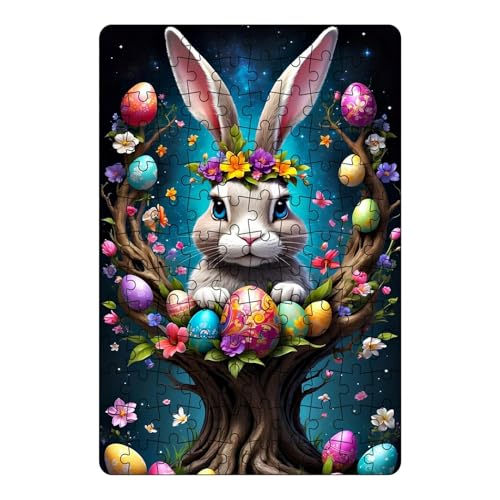 Bunny 130-teiliges OsterPuzzle Frühlings-HasenPartytüten-Geschenke, Ostereier Puzzle, Ostern-Puzzle Für Erwachsene, Dekoratives Ostern-Kunstpuzzle, Niedliche Osterhasen-Puzzles Bunny 130-teiliges OsterPuzzle Frühlings-HasenPartytüten-Geschenke, Ostereier Puzzle, Ostern-Puzzle Für Erwachsene, Dekoratives Ostern-Kunstpuzzle, Niedliche Osterhasen-Puzzles von Generisch