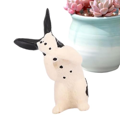 Bunny Figur, Kaninchenfigur | Realistische niedliche Osterhasen -Figuren,Bildungsspielzeug für Bildung, kleine Tierfiguren für Thanksgiving, Weihnachten, Kinder im Vorschulalter, Schule von Generisch
