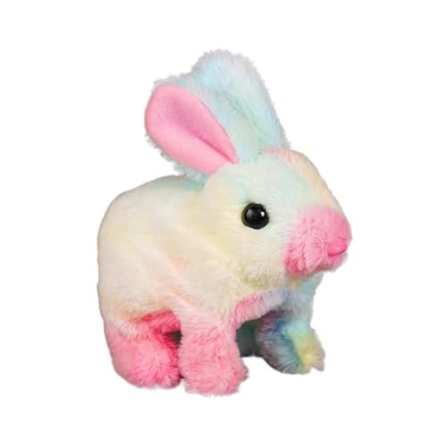 Bunny - Ostern Mein Realistisches Hasenspielzeug, Osterhasen Gefüllte Tierpuppe, Interaktives Realistischer Springen Zuckend Ohren -Ohren von Generisch
