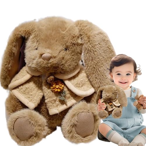 Bunny Plüsch, gefülltes Hasenplüschspielzeug | Plüsch niedliche Langohr Kaninchen Kissen Plüsch,Cuddly Bunny Hugger Puppe mit Cape zu Weihnachten, Geburtstag, Ostern, Urlaub Bunny Plüsch, gefülltes Hasenplüschspielzeug | Plüsch niedliche Langohr Kaninchen Kissen Plüsch,Cuddly Bunny Hugger Puppe mit Cape zu Weihnachten, Geburtstag, Ostern, Urlaub von Generisch