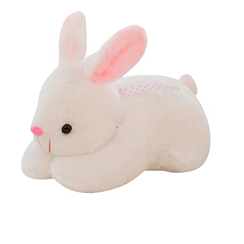 Bunny Toys Pädagogisches interaktives Hasen Stofftier Osterplüschhase Lernspielzeug Plüschtier (White, One Size) von Generisch