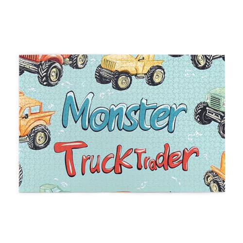 Bunte LKW-Puzzles für Erwachsene, 1000 Teile, Holzpuzzles für Erwachsene, Geschenke, Heimdekoration Bunte LKW-Puzzles für Erwachsene, 1000 Teile, Holzpuzzles für Erwachsene, Geschenke, Heimdekoration von Generisch
