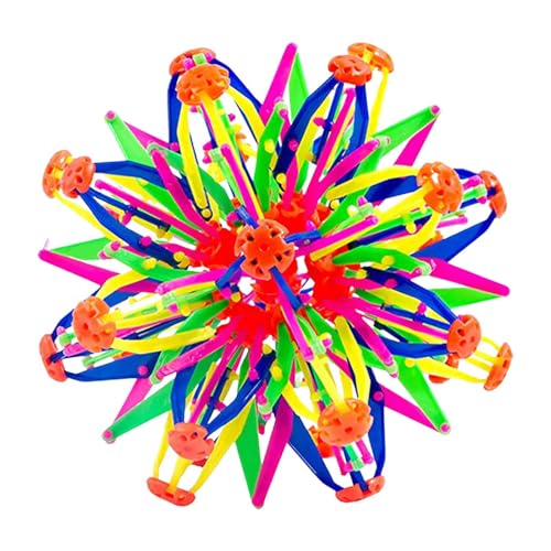 Bunter Expanding Ball Toy Sphere B-All, Im Dunkeln Leuchtende, Neuartige Expansionskugel, Atemball Magischer Erweiterbarer Ball, Atmende Blumenbälle, Stressabbau, Angstspielzeug Für Kinder von Generisch