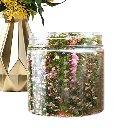 Buntes Miniatur-Baumpulver, Gras-Cluster-Büschelmaterial, natürliches Aussehen, Landschaftsbedarf, buntes Bastelzubehör für Hochzeitstisch, architektonischer Sandtisch von Generisch