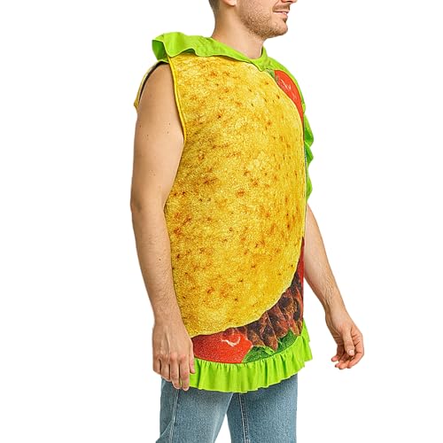 Burrito Kostüm,Halloween Mexikanisches Burrito Verkleidung Spaß Outfit - Lustige Kostüme Für Damen Herren Verkleiden Bühnenauftritte Fotoshooting Feste Events Karneval von Generisch