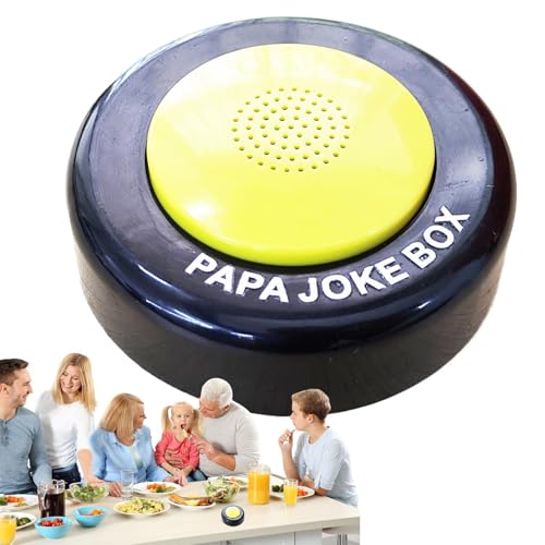 Button, s Generator, 2.68x2.36x1.06in 50 Hilarious Jokes, Talking Sound Box, Stress Relief Gift for Father's Day, Fun Family Entertainment von Generisch