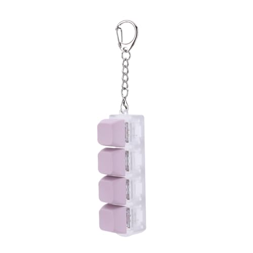 Button Keycap Fidget Keychain 4 Keys Keyboard Decompression Toys DIY Finger Keyboard Caps Toy Keyboard Cube Toy, for Adult To Relief Stress Pass The Time Button Keycap Fidget Keychain 4 Keys Keyboard Decompression Toys DIY Finger Keyboard Caps Toy Keyboard Cube Toy, for Adult To Relief Stress Pass The Time von Generisch