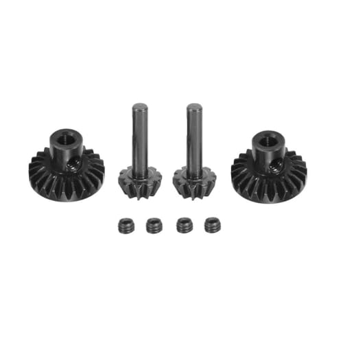 C14 C24 B14 B24 B16 B36 MN D99 MN99S STAHRE Getriebe Welle kompatibel mit RC -Auto -Upgrade -Getriebe -Getriebe -Getriebekomponenten(4pcs Black) von Generisch