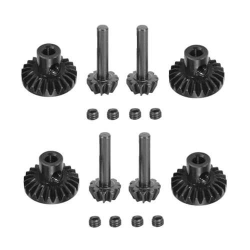 C14 C24 B14 B24 B16 B36 MN D99 MN99S STAHRE Getriebe Welle kompatibel mit RC -Auto -Upgrade -Getriebe -Getriebe -Getriebekomponenten(8pcs Black) von Generisch