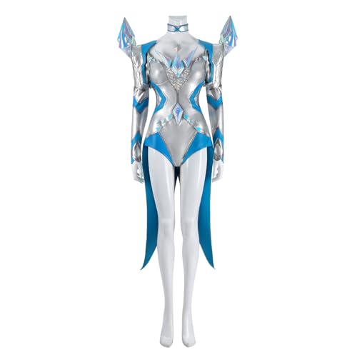 COSLANDERS Emma Frost-Kostüm für Damen, Halloween, Emma-Frost-Kostüm, Overall (Stil 1, M) von Generisch