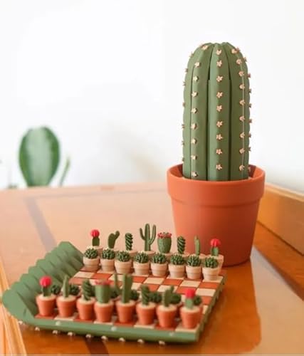 Cactichess - Rollen Sie Cactus -Schach -Set, Magnetic Chess -Spiel von AtvorceCore, tragbare Schachsätze für Erwachsene, Schachbretter und Stück, Magnetic Chess Game von,1 Pcs von Generisch
