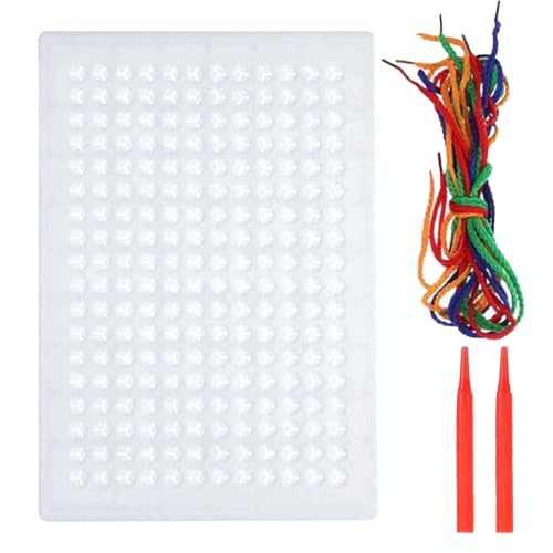Calm Down Fidget Toy, Thread Board für Kinder | Buntes Einfädel-Sensorbrett - Interaktives Lernspielzeug zur Entwicklung der Fantasie für Geburtstage, Kleinkinder, Kinder, und Mädchen Calm Down Fidget Toy, Thread Board für Kinder | Buntes Einfädel-Sensorbrett - Interaktives Lernspielzeug zur Entwicklung der Fantasie für Geburtstage, Kleinkinder, Kinder, und Mädchen von Generisch