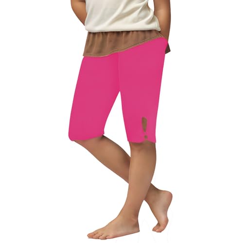 Capri-Jogginghose für Mädchen, lockere Passform, legere Fußball-Leggings, schnelltrocknend, kurze Yoga-Leggings für 3/4-Länge, Tanzen und Gymnastik, Yoga, Athletic Capri-Jogginghose für Mädchen, lockere Passform, legere Fußball-Leggings, schnelltrocknend, kurze Yoga-Leggings für 3/4-Länge, Tanzen und Gymnastik, Yoga, Athletic von Generisch