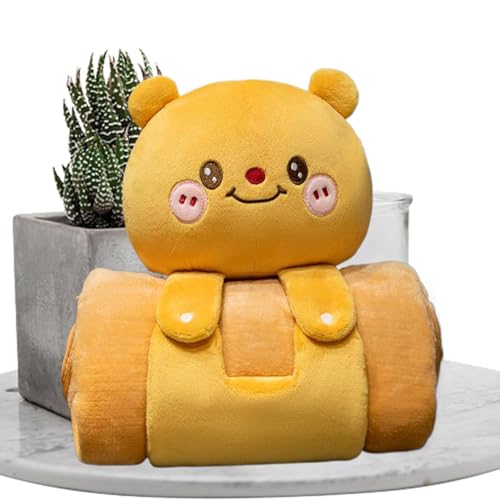 Capybara Decke, weiche Schlafmatte, Reisekissen, Bett, tragbare und weiche Materialien, vielseitig einsetzbar, , perfekt für Kinder, Reisen und Büro von Generisch