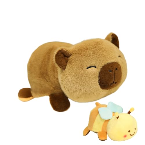 Capybara Gefülltes Tier, Niedliches Capybara Plüschspielzeug, Sammlerstückgefülltier, Riesige Anwendung, Kreatives Geschenk, 35 cm, Für Dekoration, Wohnzimmer Schlafzimmer Kinderzimmerstudentisch Capybara Gefülltes Tier, Niedliches Capybara Plüschspielzeug, Sammlerstückgefülltier, Riesige Anwendung, Kreatives Geschenk, 35 cm, Für Dekoration, Wohnzimmer Schlafzimmer Kinderzimmerstudentisch von Generisch