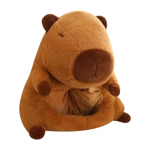 Capybara Kopfbedeckung, Plüsch-Kopfbedeckung Capybara | Creative Drag Party Provvini Capybara Plush | Spielverpflichtungen Head Maseredgear Nodgear Neuheit von Halloween Weihnachten C von Generisch