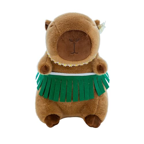 Capybara Kuscheltier, Strandkleid Capybara Plüschtier, Capybara Kissen, Süßes Spielzeug, Geschenk für Kinder Jungen Mädchen (50 cm) von Generisch