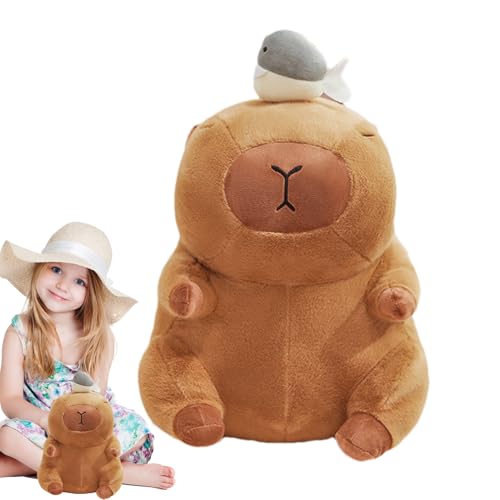 Capybara Plüsch, Capybara Stofftier | Capybara - Umarmbares Capybara-Stofftier, 35,6 cm, weiches Capybara-Plüschtier, Spielzeug, Capybara-Puppenkissen, Geburtstag für Kinder Capybara Plüsch, Capybara Stofftier | Capybara - Umarmbares Capybara-Stofftier, 35,6 cm, weiches Capybara-Plüschtier, Spielzeug, Capybara-Puppenkissen, Geburtstag für Kinder von Generisch