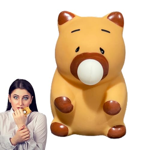 Capybara Plüschspielzeug | Weicher Capybara Stress Ball | Soft Stress Ball Sensorisches Zappelspielzeug für Erwachsene | Langsam aufsteigendes Squeeze -Spielzeug, Squeeze Ball -Spielzeug, lusti Capybara Plüschspielzeug | Weicher Capybara Stress Ball | Soft Stress Ball Sensorisches Zappelspielzeug für Erwachsene | Langsam aufsteigendes Squeeze -Spielzeug, Squeeze Ball -Spielzeug, lusti von Generisch