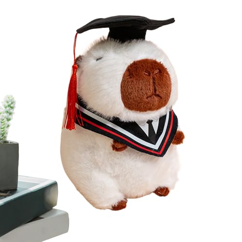 Capybara Plüschtier - Capybara-Andenken - Graduierung Capy Bara - Plüsch-Dekoration Mit hutt Für Die Feier Von High School, College, jungenn Und Mädchen Kuscheltier Dekoration hutt Für Mädchenzimmer Capybara Plüschtier - Capybara-Andenken - Graduierung Capy Bara - Plüsch-Dekoration Mit hutt Für Die Feier Von High School, College, jungenn Und Mädchen Kuscheltier Dekoration hutt Für Mädchenzimmer von Generisch