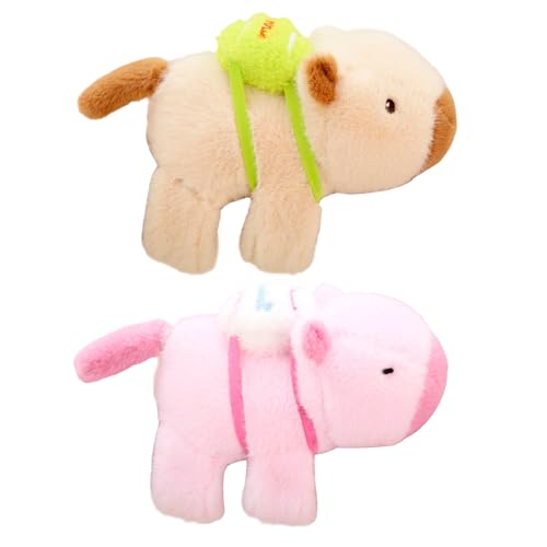 Capybara Slap Armband, Capybara Plüsch Handzeug Spielzeug, Niedliche Tierplüschcapybaras Armbandspielzeug Für Kinder, Cartoon Stofftier Slap Armband Spielzeug Kuckelbänder, Für Jungens & Mädchen von Generisch
