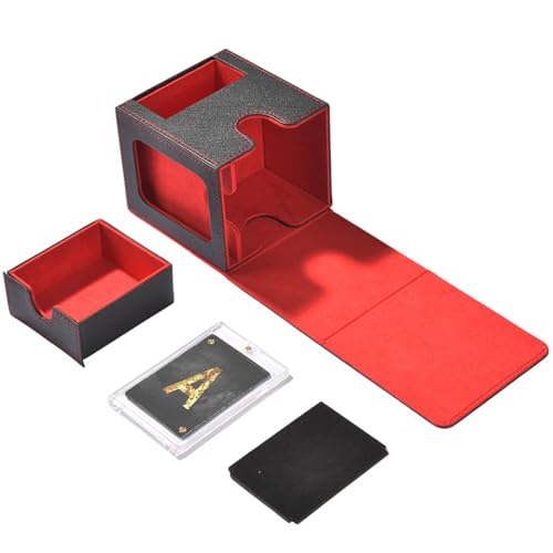 Card Deck Case - Wasserdichter Kartendeckkoffer, kompaktes Sammelkartendeck | Geeigneter Commander Card Holder, Deck Case Cover Card Deck Case - Wasserdichter Kartendeckkoffer, kompaktes Sammelkartendeck | Geeigneter Commander Card Holder, Deck Case Cover von Generisch