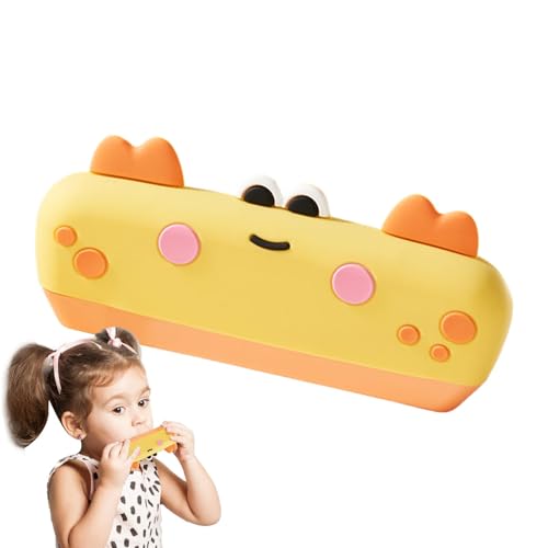 Cartoon Mundharmonica für Kinder, Leicht und tragbar, ideal für Musikaufklärung und frühe Bildung, sicheres Design für Kinder, lustiges Musikinstrument für das Spiel und Lernen am Go-Go Cartoon Mundharmonica für Kinder, Leicht und tragbar, ideal für Musikaufklärung und frühe Bildung, sicheres Design für Kinder, lustiges Musikinstrument für das Spiel und Lernen am Go-Go von Generisch
