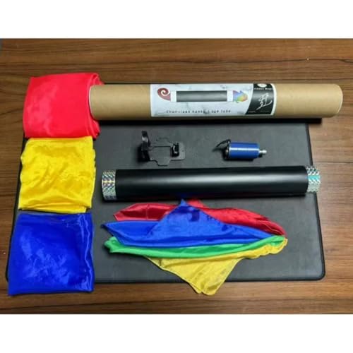 Chamäleon Einstecktuch Dye Tube Stage Magic Tricks Seide Schals Magier Illusions Party Magic Show Gimmicks Comedy Street Mentalism von Generisch