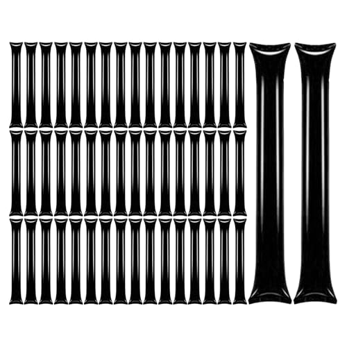 Cheer Sticks – 50 Stück aufblasbare Geräuschmacher-Sticks | Lauter Boom Sticcks Partyzubehör | Tragbare -Sticks für Stadionsportspiele | Aufblasbares Cheer-Zubehör für Veranstaltungen Cheer Sticks – 50 Stück aufblasbare Geräuschmacher-Sticks | Lauter Boom Sticcks Partyzubehör | Tragbare -Sticks für Stadionsportspiele | Aufblasbares Cheer-Zubehör für Veranstaltungen von Generisch