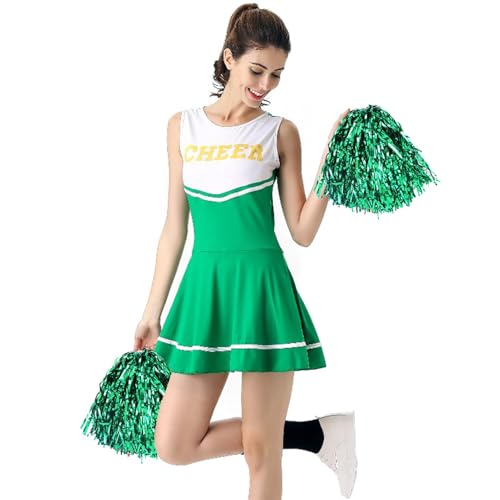 Cheerleader Kostüm für Damen, Cheerleader Kostüm , Cheerleader Kostüm Damen, Cheerleader Verkleidung Outfit, Cheer Leader Cosplay Kleid für Musikalische Party Halloween Cheerleader Kostüm für Damen, Cheerleader Kostüm , Cheerleader Kostüm Damen, Cheerleader Verkleidung Outfit, Cheer Leader Cosplay Kleid für Musikalische Party Halloween von Generisch