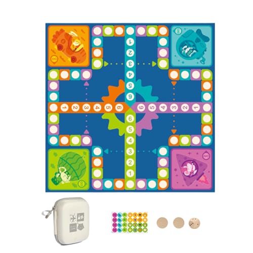 Chess Board Game, 2-in-1 Chess Set with Storage Case, Kids Learning Toy, Cartoon Chessboard, Interactive Educational Board for Family Fun Birthday Holiday Activities Chess Board Game, 2-in-1 Chess Set with Storage Case, Kids Learning Toy, Cartoon Chessboard, Interactive Educational Board for Family Fun Birthday Holiday Activities von Generisch