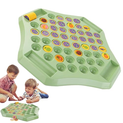 Chess Board Game, Animal Pattern Matching Party Board Game, Parent-Child Interactive Battle Strategy Kindergarten Preschool, Fun Educational Toy for Kids Families, 31.5x31.5cm Chess Board Game, Animal Pattern Matching Party Board Game, Parent-Child Interactive Battle Strategy Kindergarten Preschool, Fun Educational Toy for Kids Families, 31.5x31.5cm von Generisch
