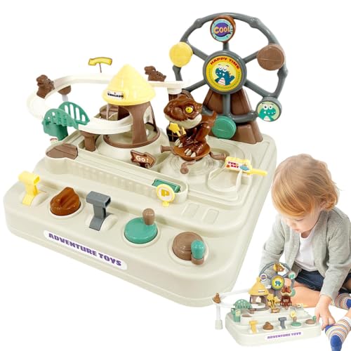Children Dinosaur Track Set, Racing Car Playset, 14.49x10.83in Educational Building Toy, Easy Connect Pieces, Light Up Vehicles for Preschool Learning and Creative Game Children Dinosaur Track Set, Racing Car Playset, 14.49x10.83in Educational Building Toy, Easy Connect Pieces, Light Up Vehicles for Preschool Learning and Creative Game von Generisch