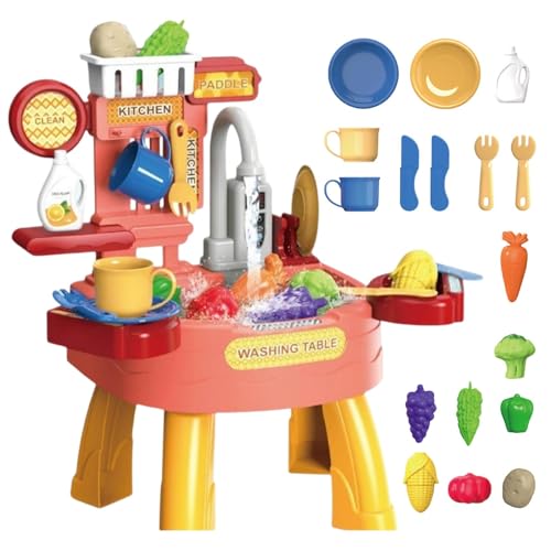 Children's Day Toy, Fun Play Kitchen Toy, Dishwasher Toy for Kids, Thanksgiving Toy for Kids, Easter Play Sink Toy, Interactive Multi-Functional Play Kitchen Toy Accessories for Children Birthday von Generisch
