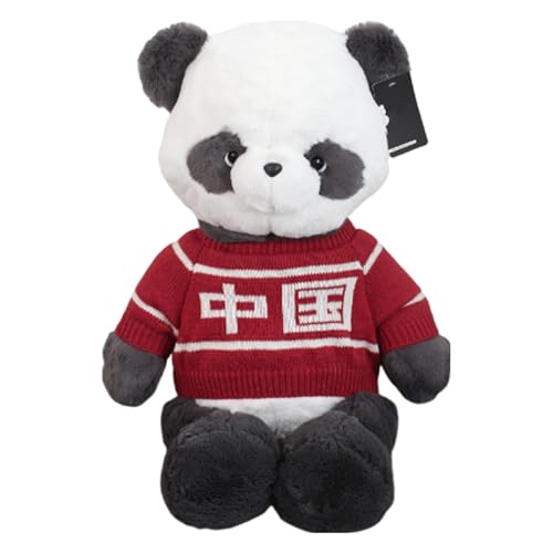 Chinesische Panda-Plüschpuppe, Panda-Schlafkissenpuppe | Weiches Stofftier, süßes Panda-Plüschtier,Umarmende Raumdekoration mit Pullover-Schlafkissen für Kleinkinder Chinesische Panda-Plüschpuppe, Panda-Schlafkissenpuppe | Weiches Stofftier, süßes Panda-Plüschtier,Umarmende Raumdekoration mit Pullover-Schlafkissen für Kleinkinder von Generisch