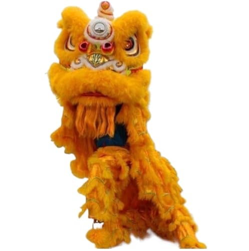 Chinesisches Neujahrs-Löwen-Tanz-Maskottchen-Kostüm für Erwachsene – Löwentanz Chinesische Volkskunst Cosplay für Outdoor-Sportparty Chinesisches Neujahrs-Löwen-Tanz-Maskottchen-Kostüm für Erwachsene – Löwentanz Chinesische Volkskunst Cosplay für Outdoor-Sportparty von Generisch