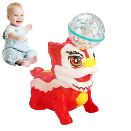 Chinesisches tanzendes Löwenspielzeug, elektrisches Löwentanzspielzeug, Leuchtendes Tanzspielzeug, rotierendes elektrisches Spielzeug, Kinderspielzeug, interaktives Lernspielzeug mit Musik für und Mäd Chinesisches tanzendes Löwenspielzeug, elektrisches Löwentanzspielzeug, Leuchtendes Tanzspielzeug, rotierendes elektrisches Spielzeug, Kinderspielzeug, interaktives Lernspielzeug mit Musik für und Mäd von Generisch