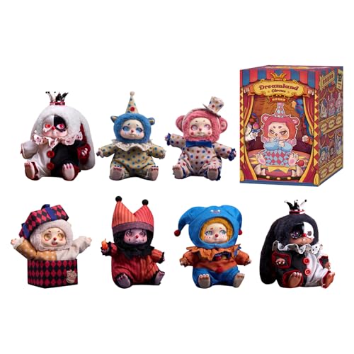 Cino's Dreamland Circus Series Vinyl Plush Doll Mystery Box zufälliges Spielzeug Sammelfiguren Sammler Kunstspielzeug Spielzeug Figuren Geburtstagsgeschenk 1PC von Generisch
