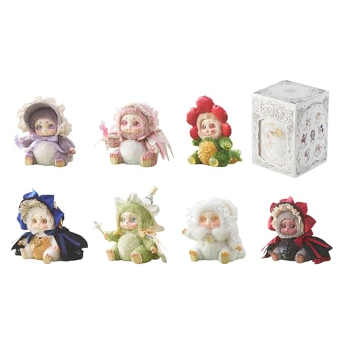 Cino's Garden Fairies Serie Blind Box Action Figuren Mystery Box Nettes zufälliges Spielzeug Geburtstagsgeschenk Weihnachten Sammelspielzeug für Desktop Ornamente, 1PC von Generisch