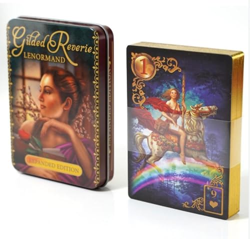 Ciro MARCHETTI'S Cided ORO Lenormand Cards – 7.4x10.2cm, Premium Art Card, Packaged in Elegant Iron Box von Generisch
