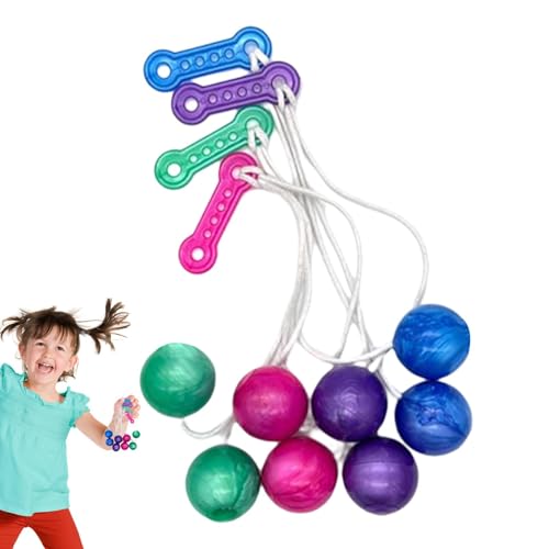 Clacker -Balls - Klassiker Lato Toy Click Clacks, Retro Noise Maker | Swinging Sensorische Spielzeugbälle Für Kinder Und Erwachsene, Lustige Party -Gefälligkeiten, Neuheitengeschenke, Stressabbau -Sch von Generisch