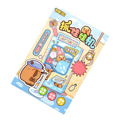 Claw Machine - Claw Toys | Grabber Toy | Handmade Claw Machine, Claw Machine for Kids, Grabber Machine Toys, Handmade Capybara arcadee Game Machine, Paper Claw Machine, Twisting Machine Toy von Generisch