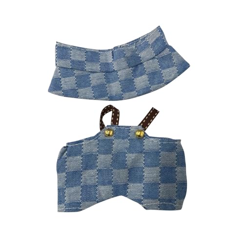 Clothes for Labubu(NO Doll) , Handcrafted Crochet Set for 17cm/6.69in Doll, Premium Labubu Outfit with Accessories, Stylish Labubu Clothes for Doll (I) von Generisch