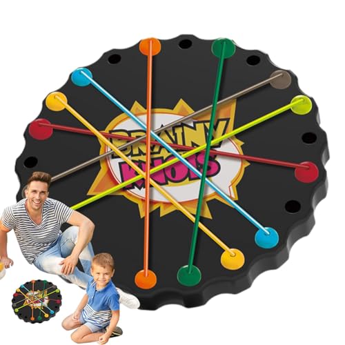 Colorful Rope Threading Game, Twisted Rope Sorting Puzzle for Kids, Fun Brain Teaser Travel Game, String Solution Central, Ideal for Boys and Girls, Great for Cognitive Development Colorful Rope Threading Game, Twisted Rope Sorting Puzzle for Kids, Fun Brain Teaser Travel Game, String Solution Central, Ideal for Boys and Girls, Great for Cognitive Development von Generisch