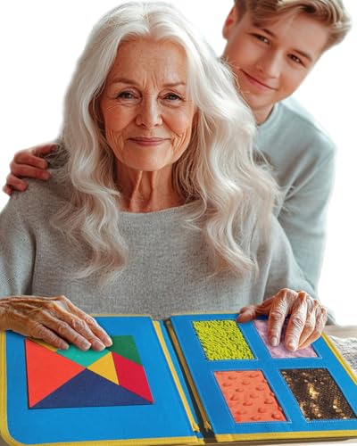 ComfiCare Fidget Decke für Erwachsene mit Demenz – Multisensorische Therapie für Ruhe, Fokus und Freude, kognitive Übungen und Geschicklichkeitstraining – Sicheres und zertifiziertes Fidget Book ComfiCare Fidget Decke für Erwachsene mit Demenz – Multisensorische Therapie für Ruhe, Fokus und Freude, kognitive Übungen und Geschicklichkeitstraining – Sicheres und zertifiziertes Fidget Book von Generisch