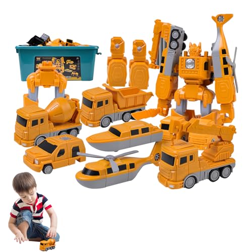 Constructo Modular Transforming Toy Set - Buildable Construction Car Roboter Figur | Transformation Actionfahrzeugspielzeug Für Mädchen Teenager, Zusammengebaute Spielautos, Kreativer STEM -Spa Constructo Modular Transforming Toy Set - Buildable Construction Car Roboter Figur | Transformation Actionfahrzeugspielzeug Für Mädchen Teenager, Zusammengebaute Spielautos, Kreativer STEM -Spa von Generisch
